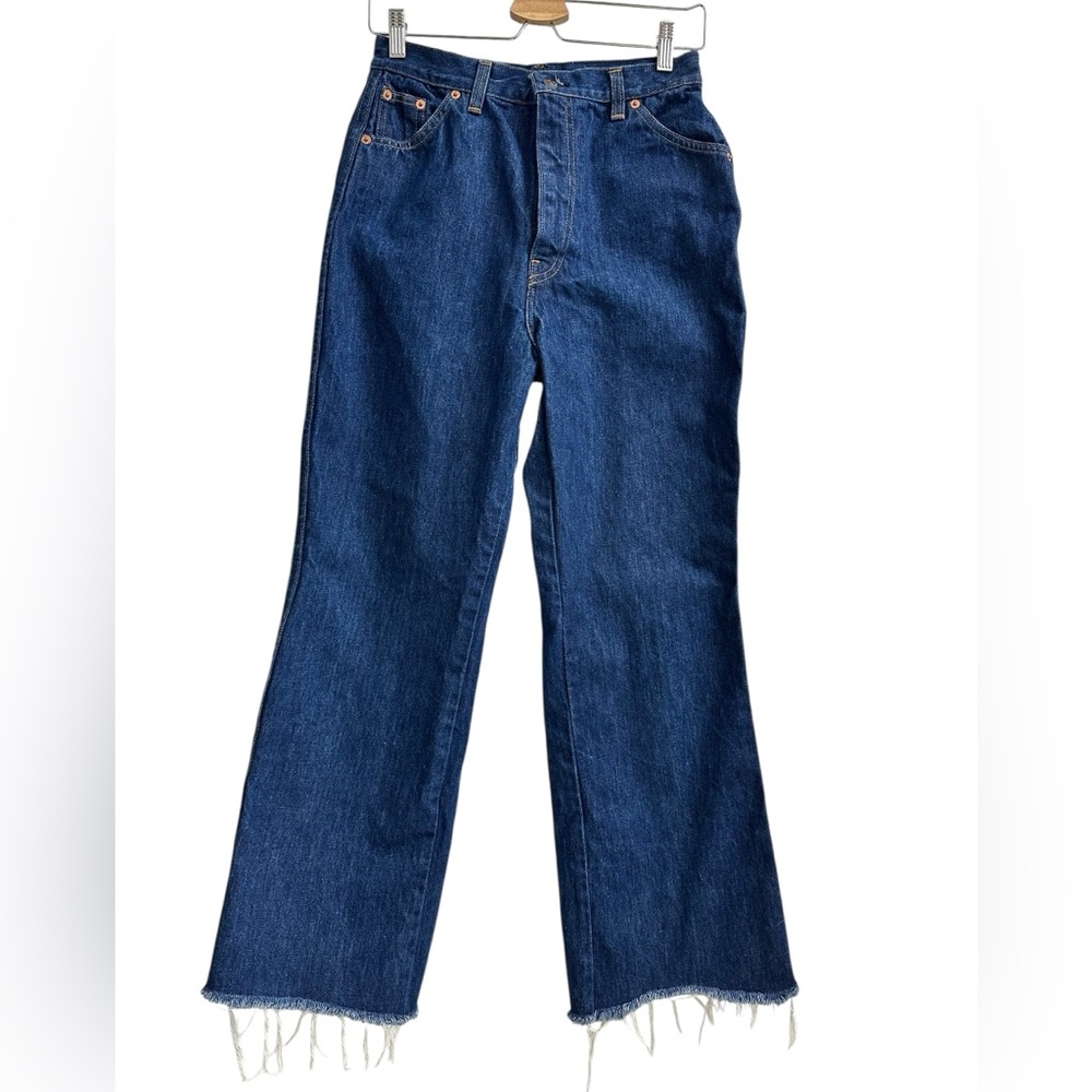 Vintage Big E Levi Strauss 1977-1980
Juniors Sz 15 Bootcut Jeans High
Waist